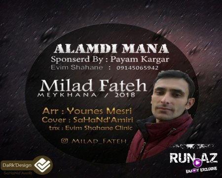 Milad Fateh - Yarim Alemdi Mene 2018 EKSKLUZIV